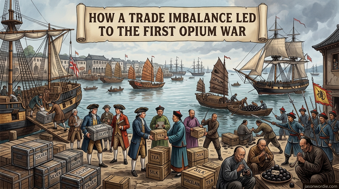 How a Trade Imbalance Led to the First Opium War