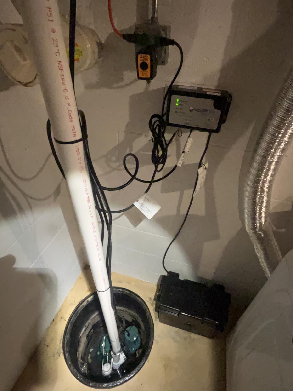Zoeller 508-0007 AquaNot Spin 508 ProPak - Complete Sump Pump System with M98 Primary Pump & 12V Battery Backup customer photo 1