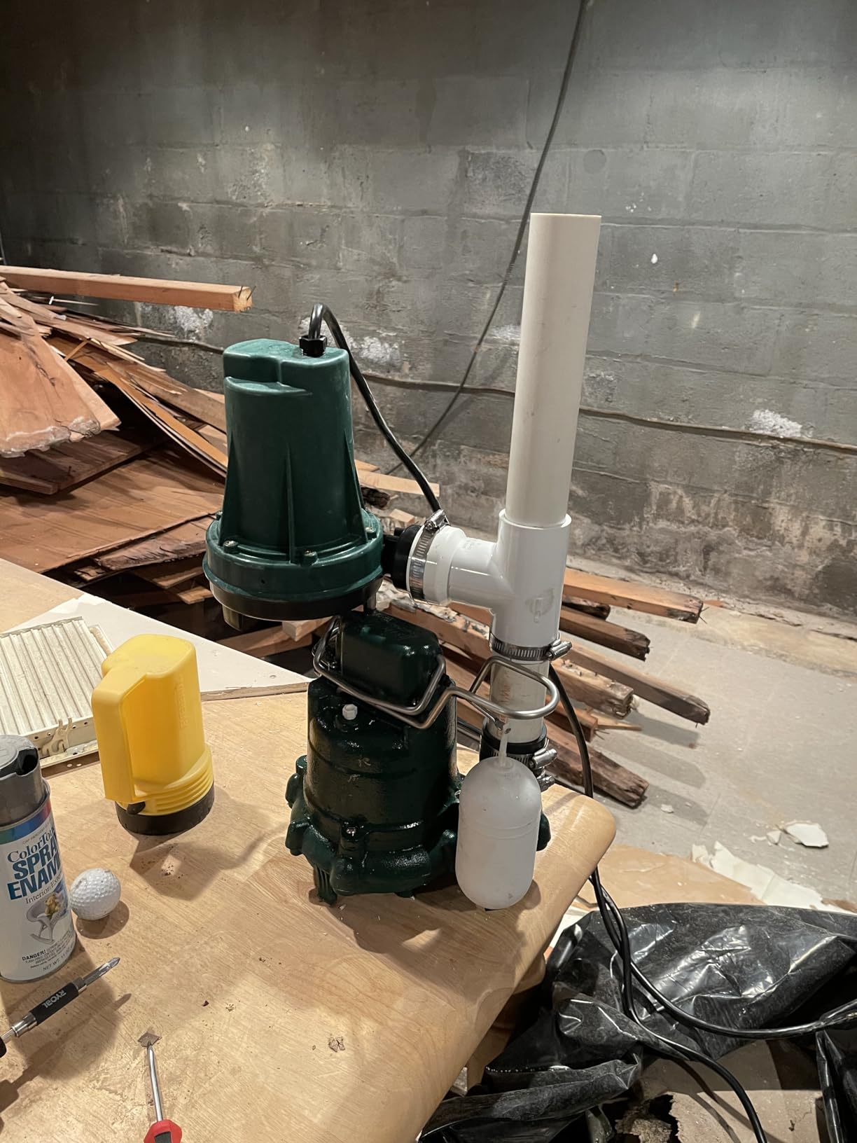 Zoeller 508-0006 AquaNot Spin 508 ProPak - Complete Sump Pump System with M53 Primary Pump & 12V Battery Backup customer photo 2