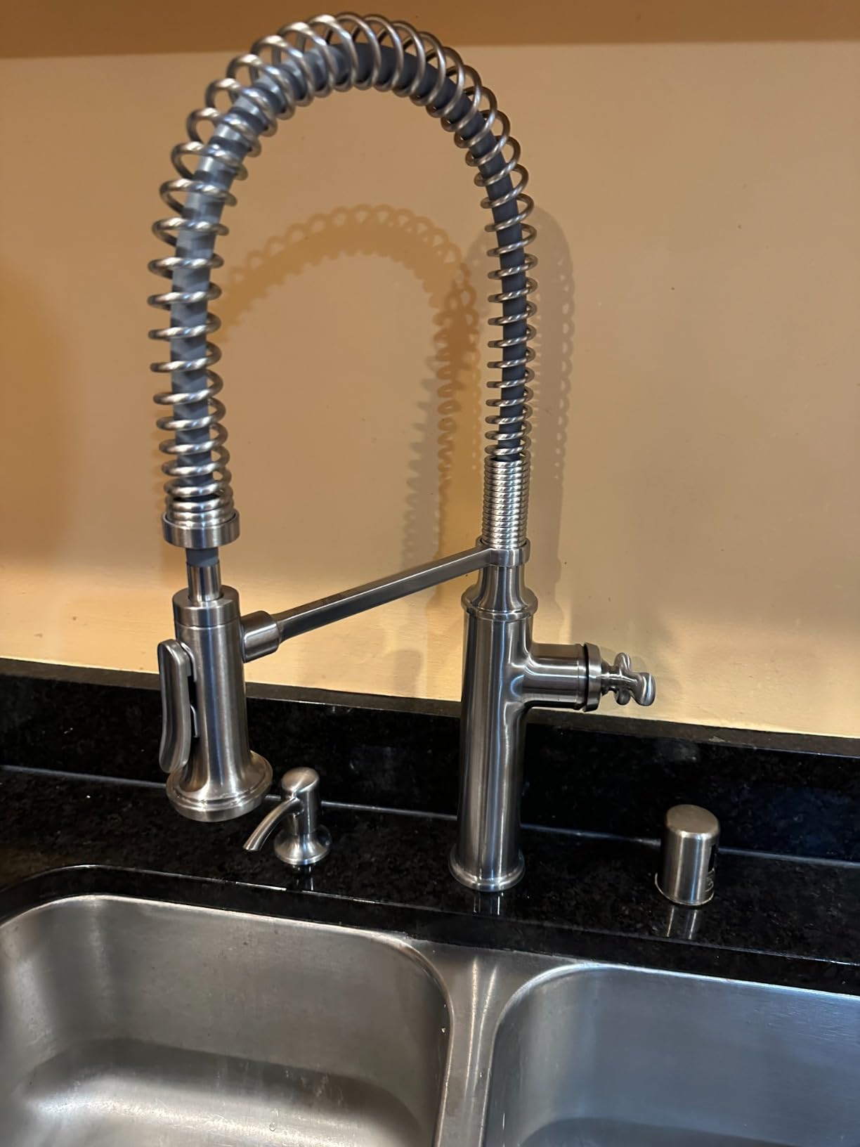 KOHLER K-R10651-SD-VS Sous Kitchen Sink Faucet, Vibrant Stainless customer photo 2