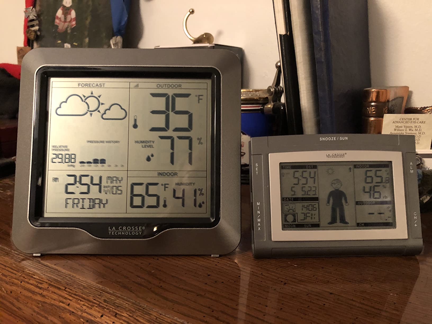 308-1417 Wireless Barometric Pressure Weather Station with WWVB Time, 330ft | Advanced Forecast customer photo 1