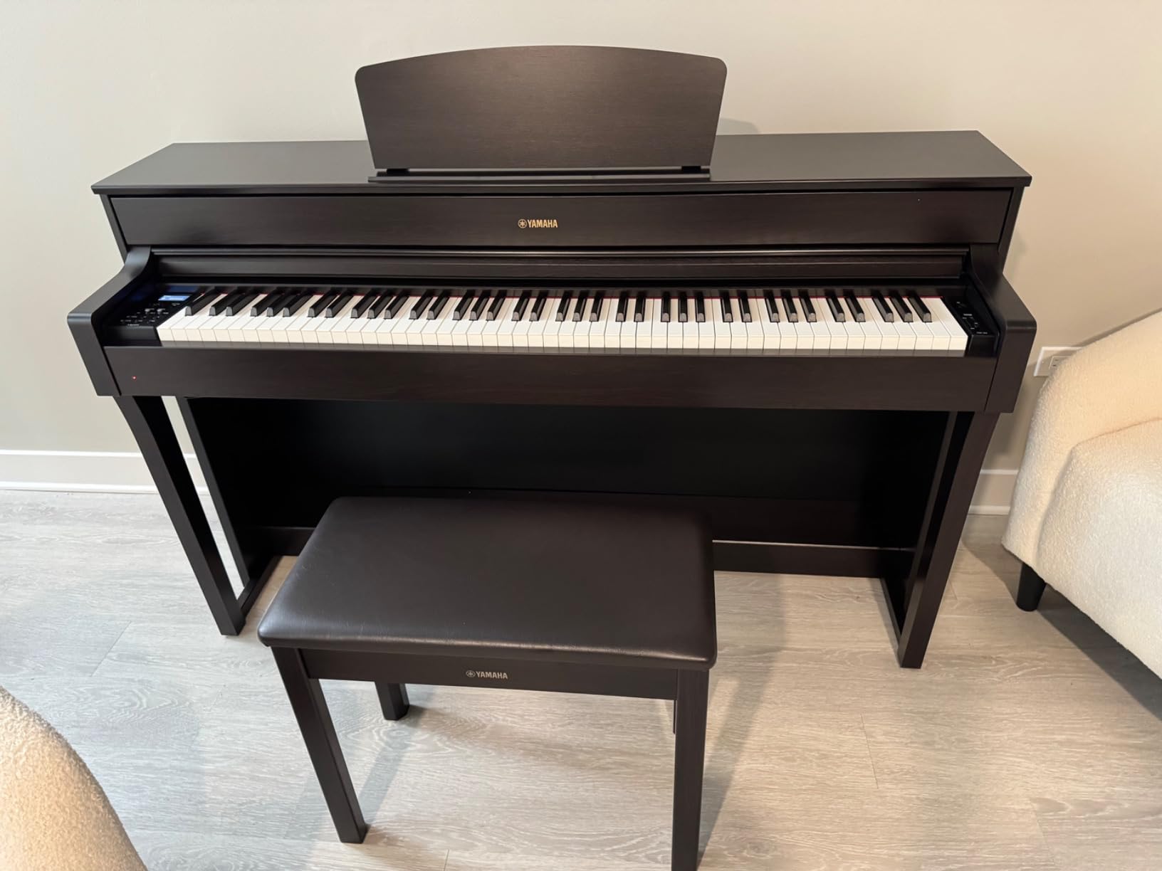 Yamaha YDP184 Console Digital Piano with Weighted 88-Key Graded Hammer 3 Action, CFX Concert Grand Piano Sound customer photo 2