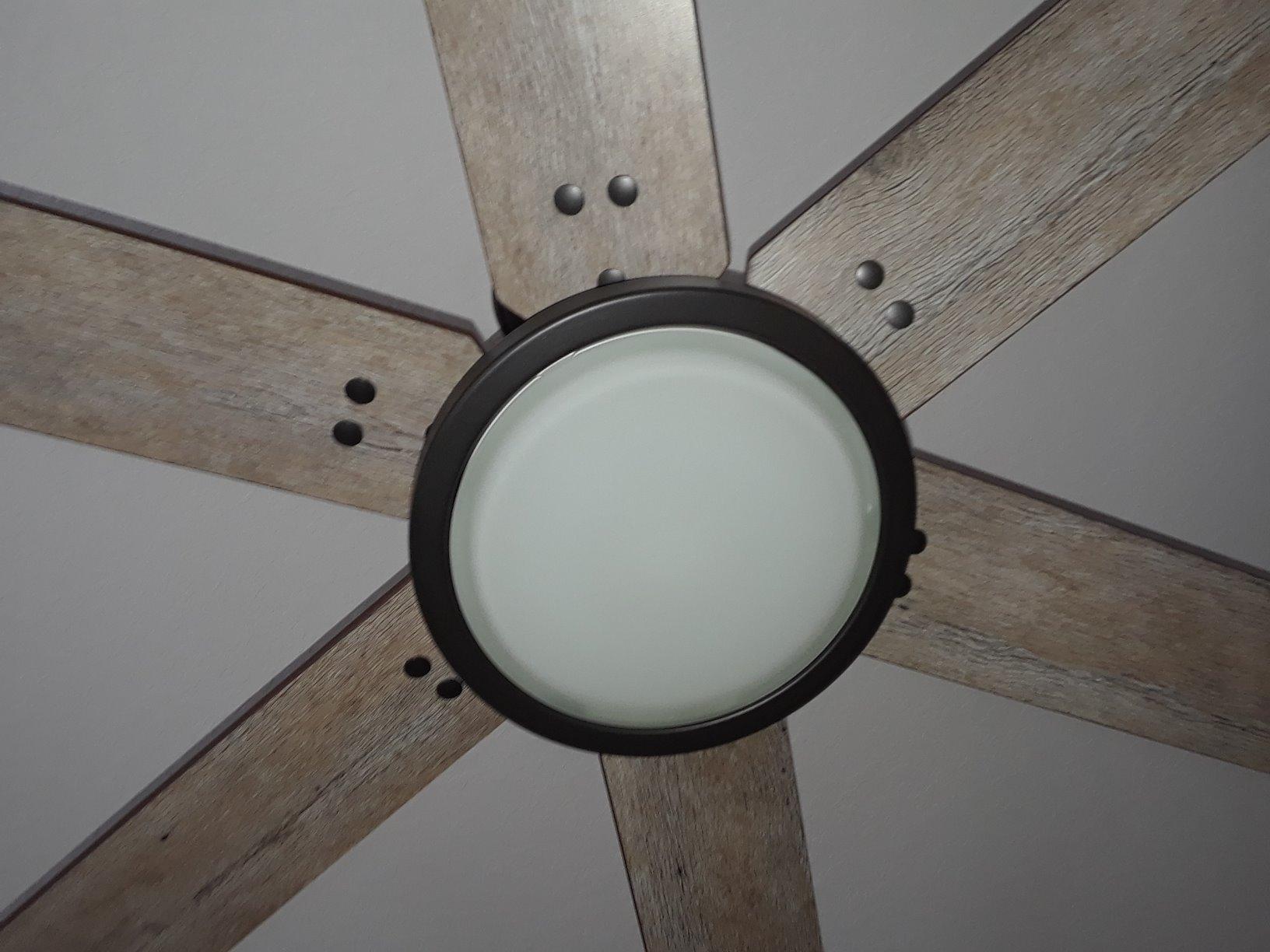 Hunter Fan Company 59461 Warrant 60 Inch Multiple Speed Ceiling Fan with LED Light, Remote Control, and Reversible Blades, Noble Bronze Finish customer photo 2