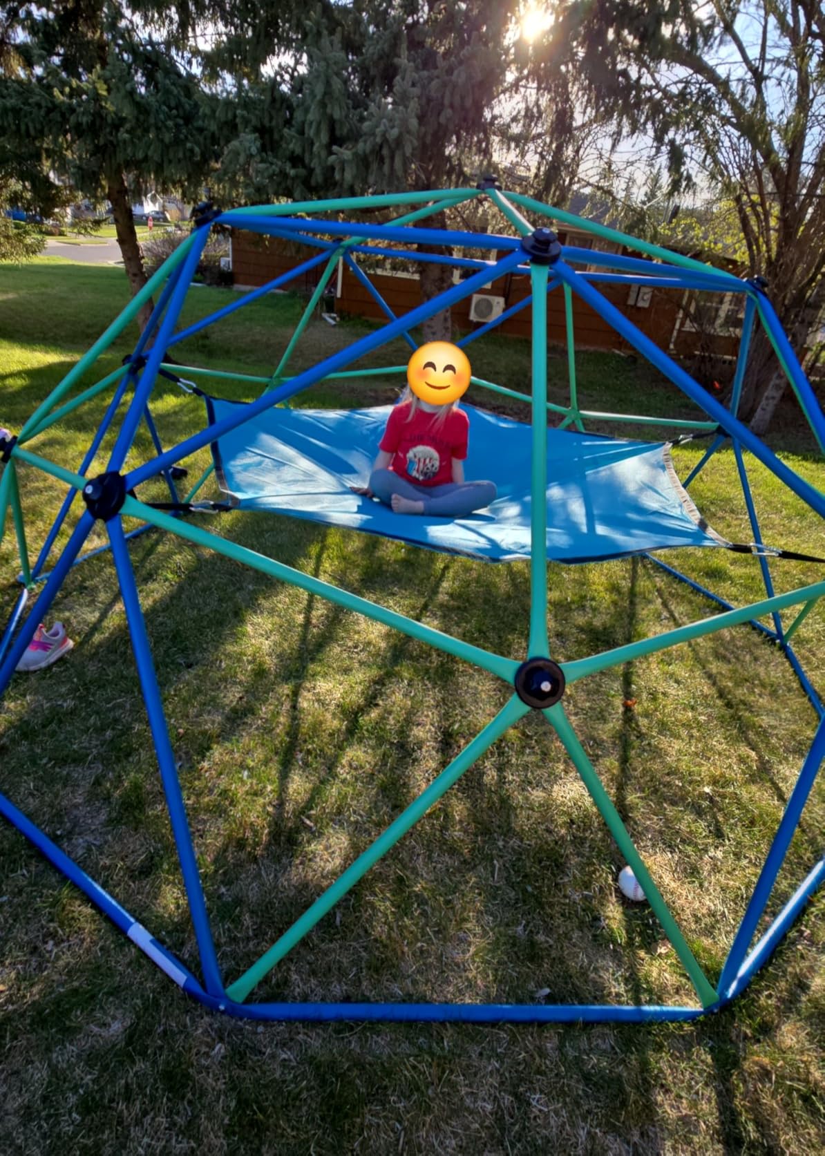 Zupapa 10FT Climbing Dome, Outdoor Jungle Gym for Kids with Climbing Grip, 1000LB Capacity customer photo 1