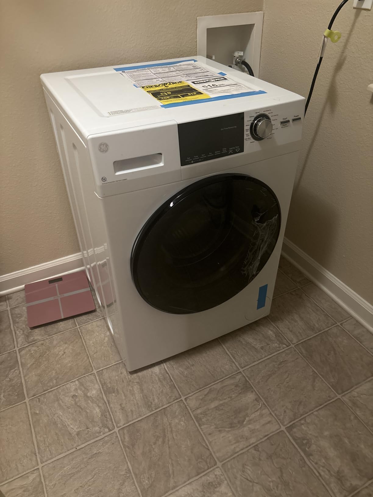 GE GFQ14ESSNWW 24 inch 2.4 cu. ft. Capacity Front Load Washer/Condenser Dryer Combo, Ventless, Steam Wash customer photo 1