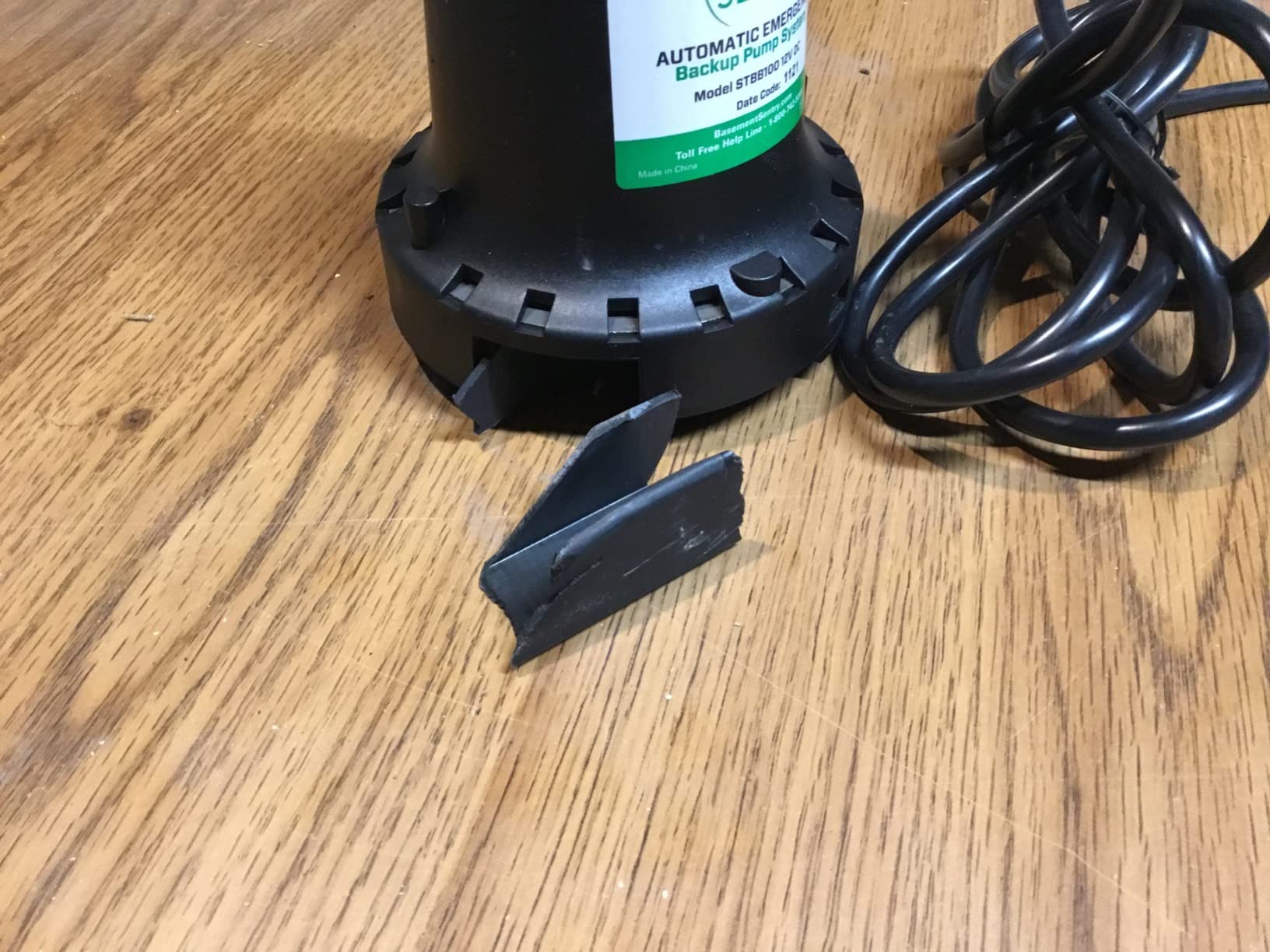 Basement Sentry Automatic Emergency Backup Sump Pump System (12V Battery Powered) customer photo 2