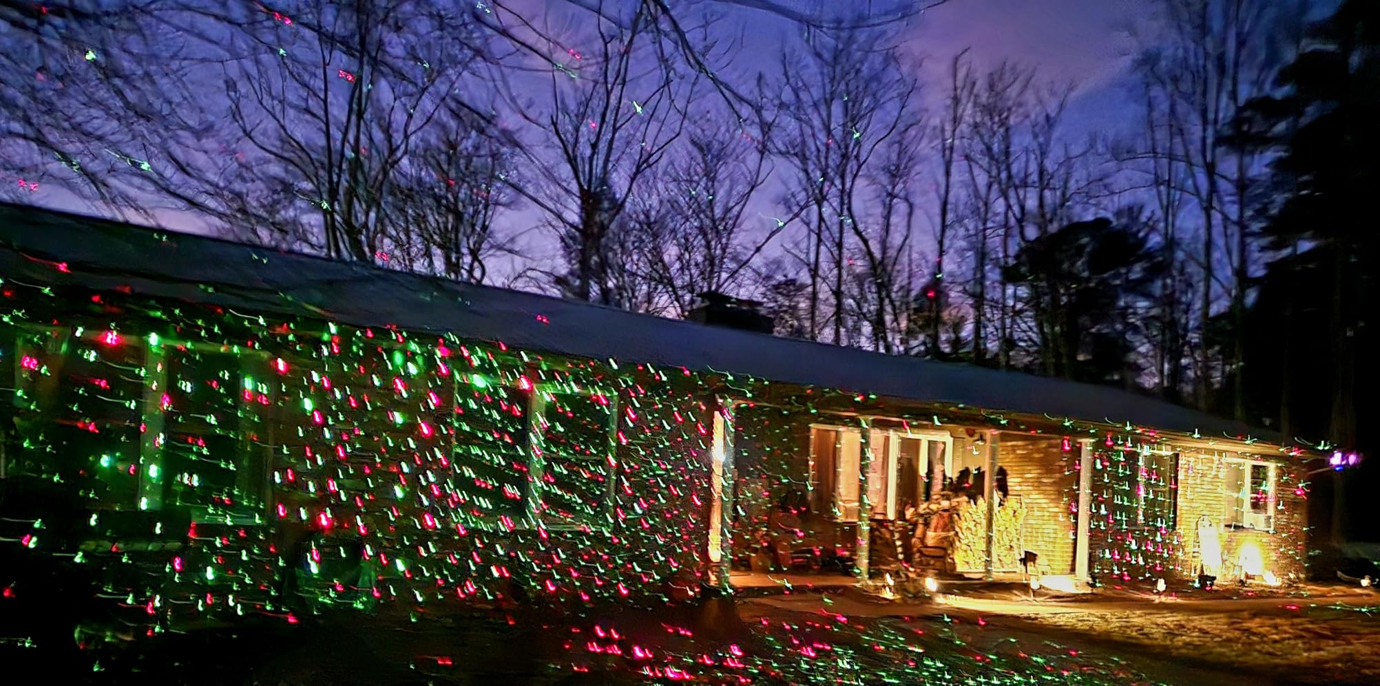 Christmas Laser Light Projector Red and Green Star Laser Lights Show with Timer for Outdoor Decorations Waterproof Landscape Lighting for Christmas and Holidays customer photo 2