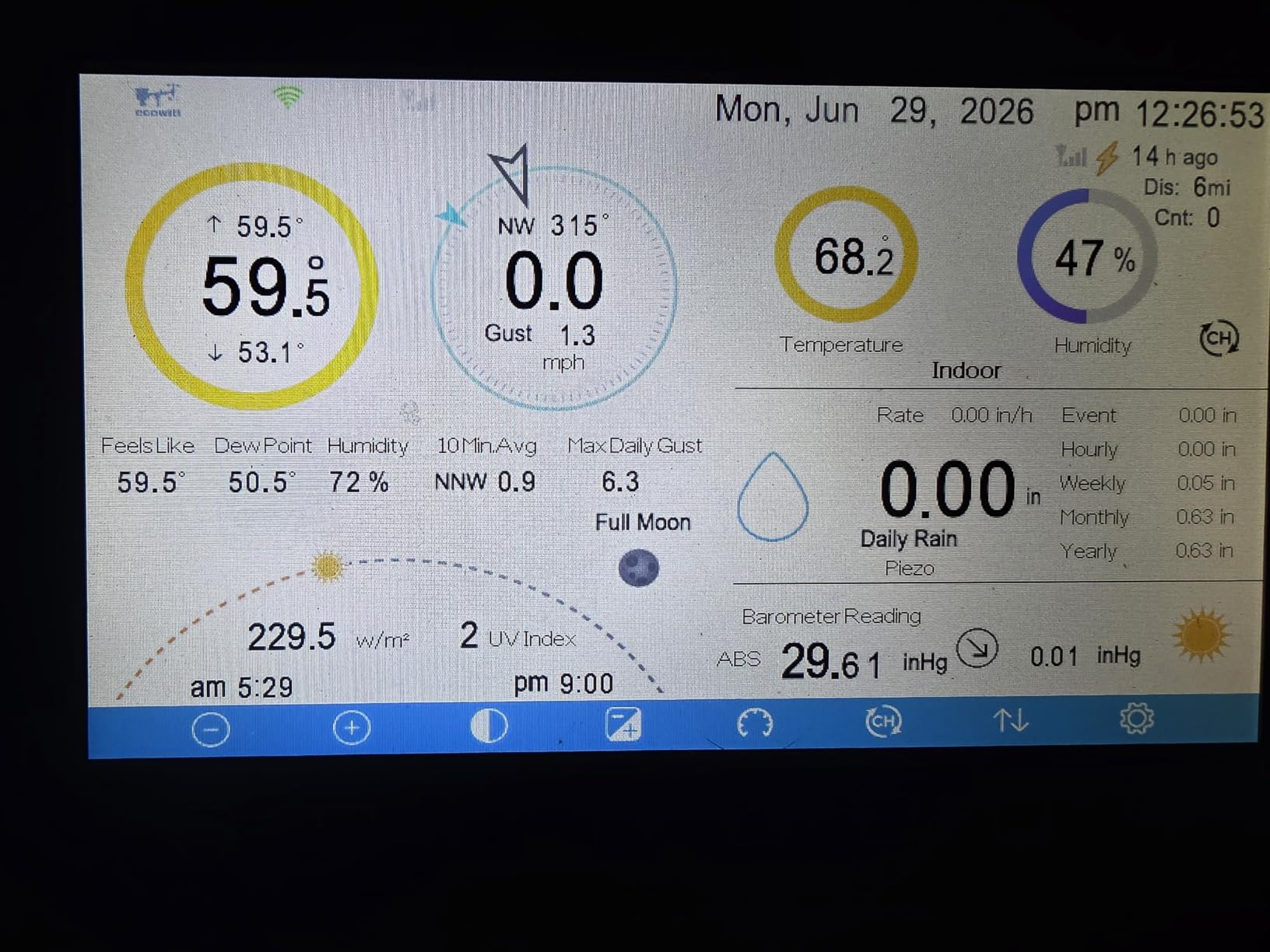 ECOWITT Wittboy Pro Weather Station HP2564, with 7 Inch HP2560 TFT Display Console and WS90 Outdoor Weather Sensor, Supports WU/WeatherCloud/Wow/Ecowitt Servers,915 MHz customer photo 1