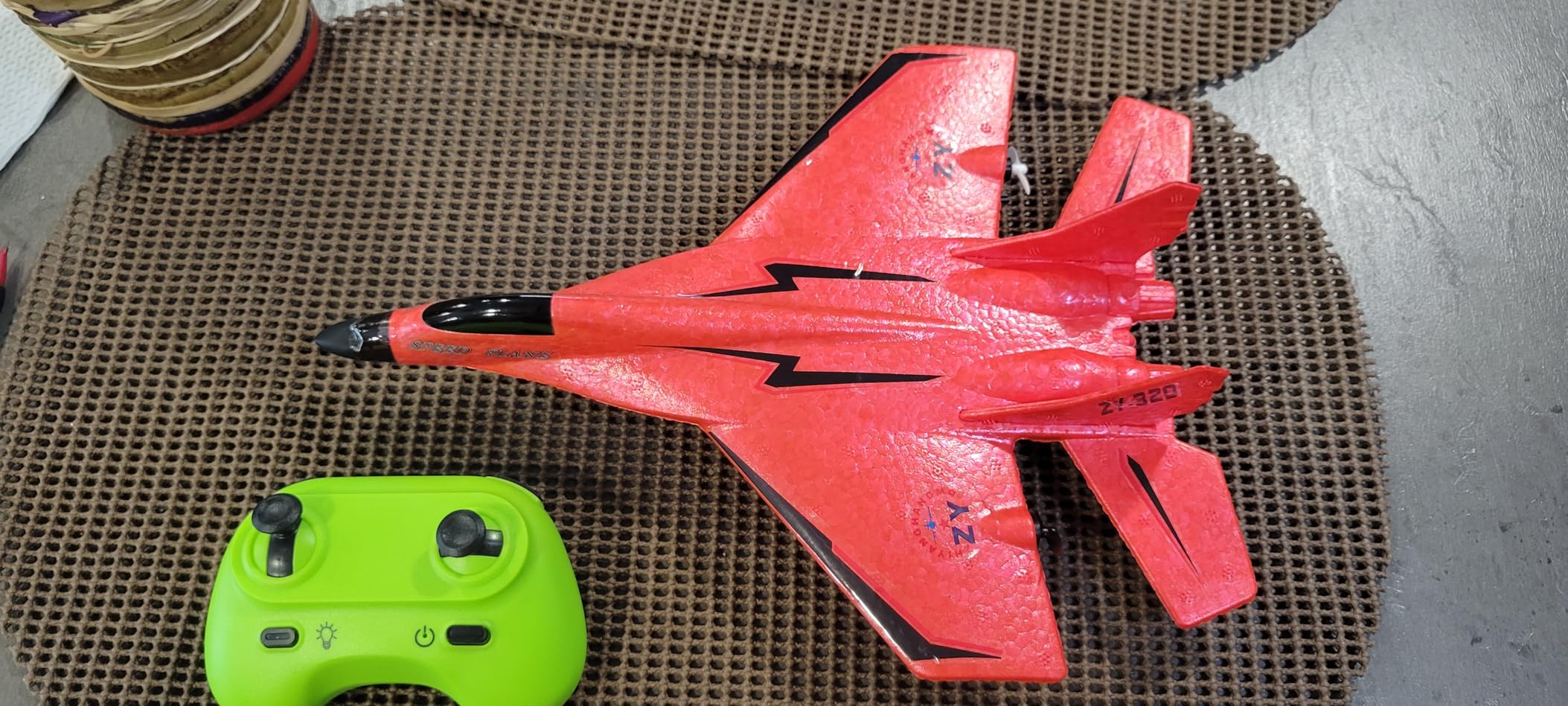 MAXBECK Remote Control Wireless Airplane Toy with Lights, Su-35 Rc Glider 2 Channel 2.4 GHZ Remote Control Planes, Outdoor Foam RC Aircraft for Hobby Rc Airplanes customer photo 2