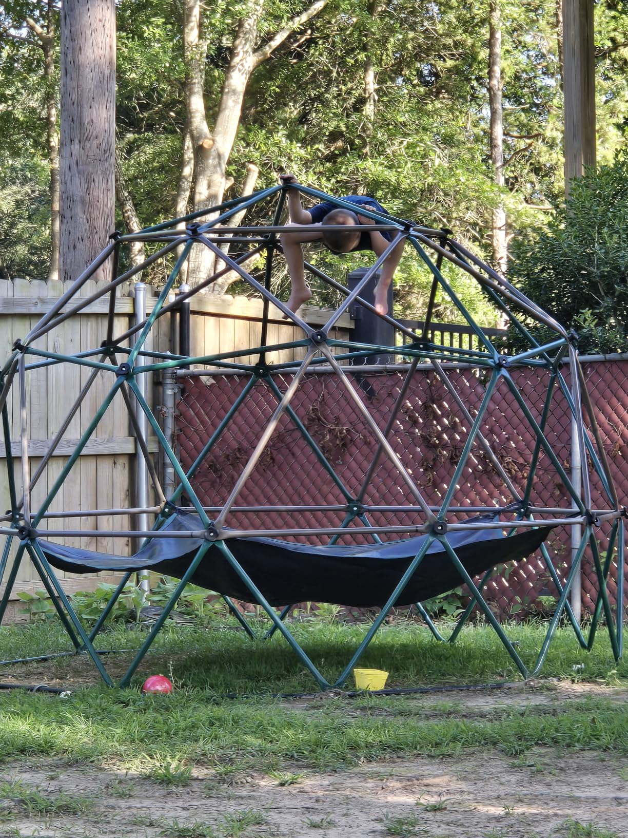 10FT Climbing Dome Jungle Gym with Hammock for Kids, ASTM Certified, 800LB Capacity customer photo 1