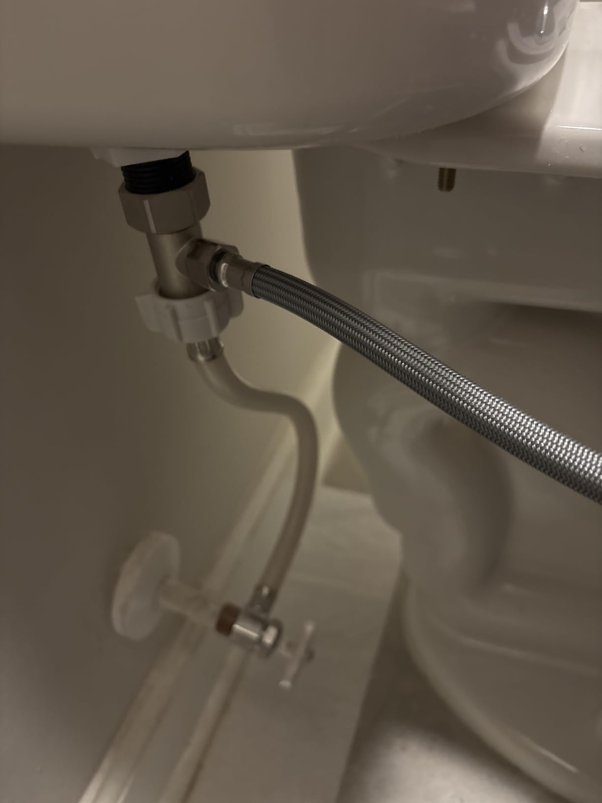 Hibbent Bidet Attachment for Toilet, Non-Electric Dual Nozzle for Frontal & Rear Wash, Adjustable Water Pressure Control, Fresh Water Bidet Toilet Seat, Self Cleaning Water Sprayer, White customer photo 2