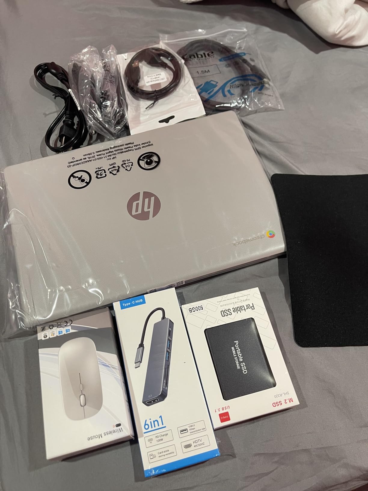 HP Chromebook 2024 Premium Laptop Student Business, 14