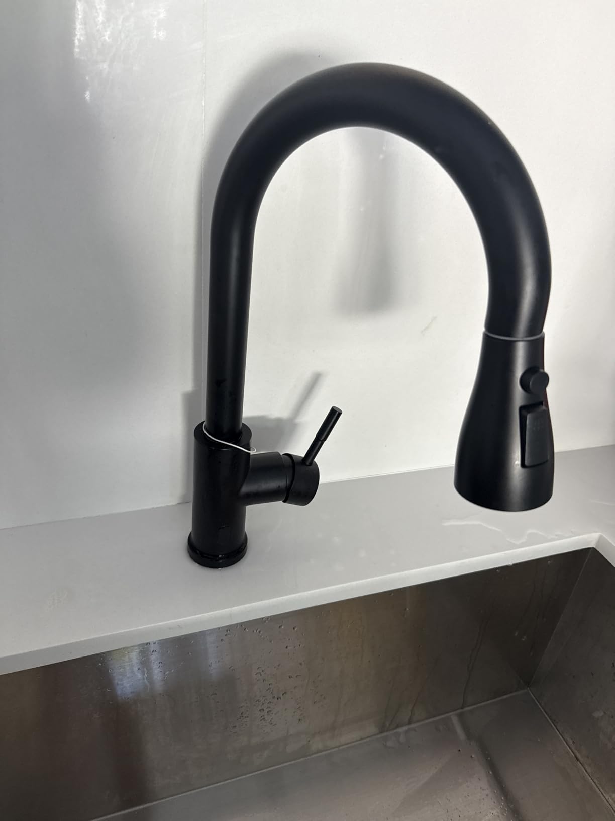 APPASO Touchless Kitchen Faucet with Pull-Down Sprayer Bronze for 1-4 Hole | Oil Rubbed Bronze Touchless Sink Faucets with Soap Dispenser, Motion Sensor Hands Free, NSF/ANSI/CAN 372 Certified customer photo 2