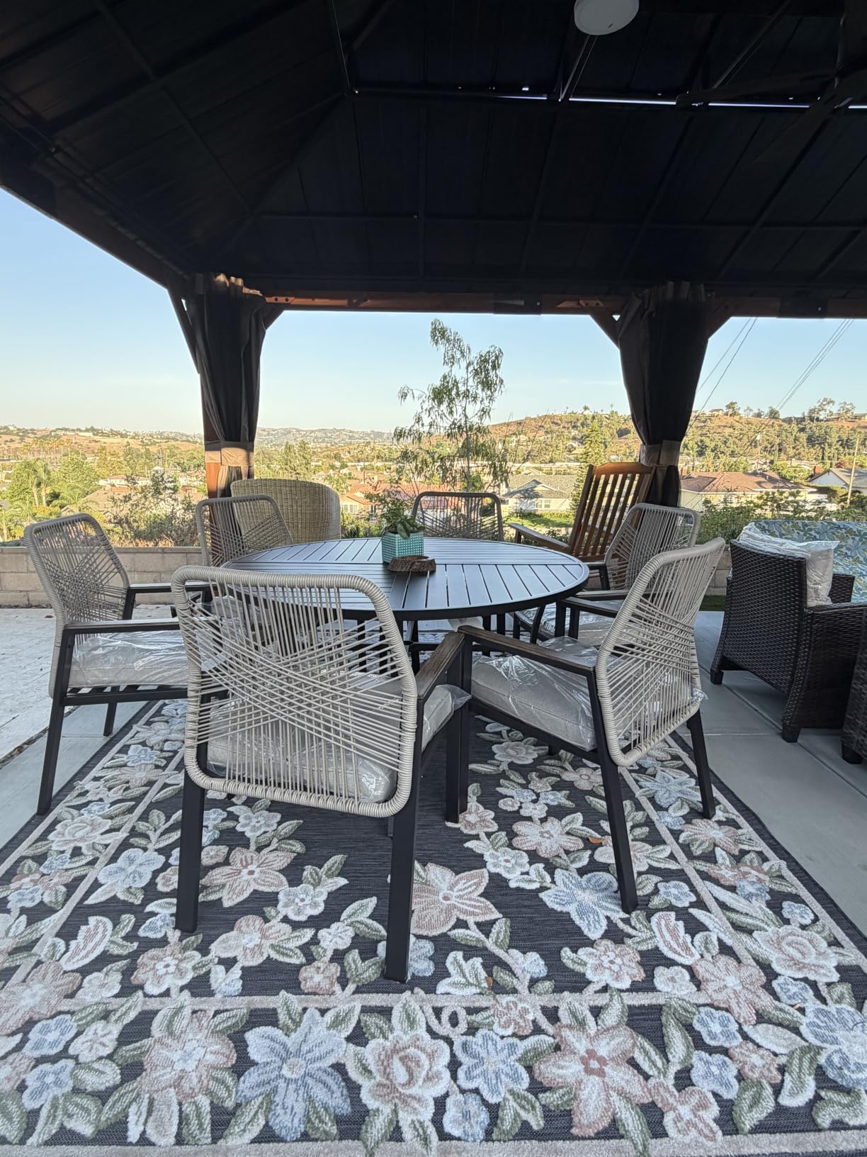 7pc Patio Dining Set, 54