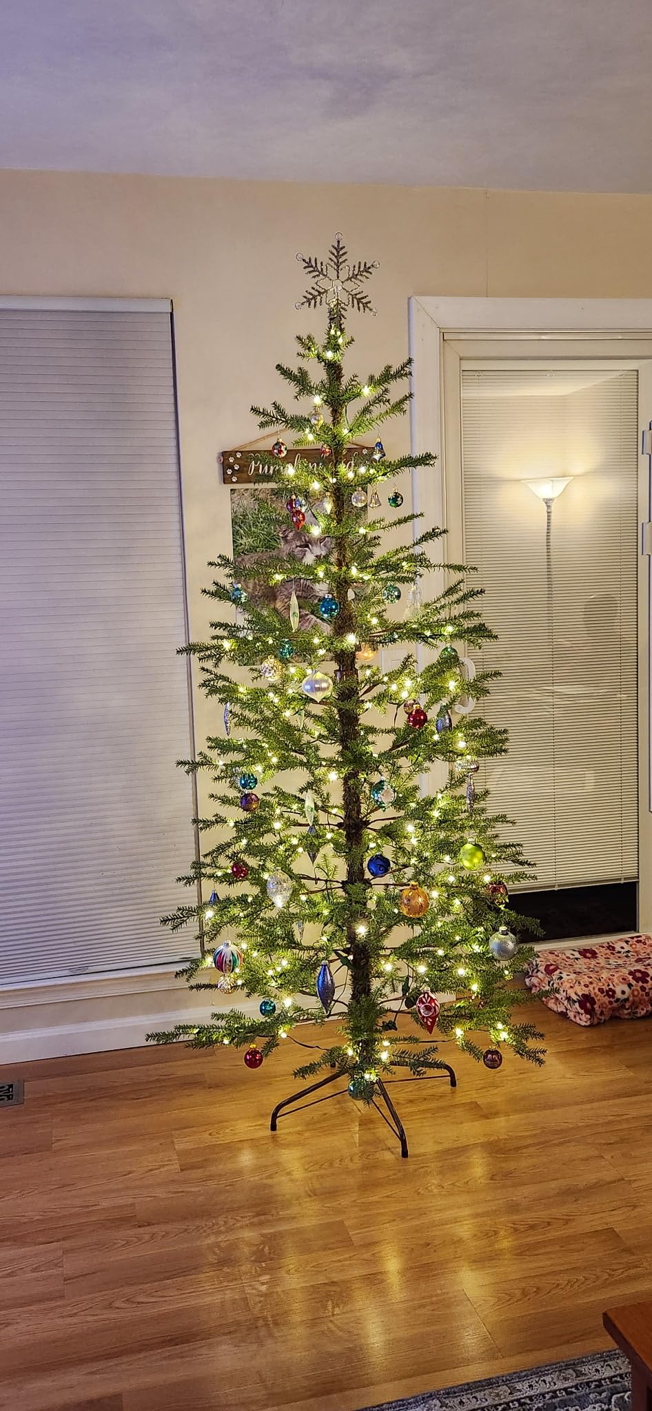 Best Choice Products Pre-Lit Sparse Christmas Tree 12ft Artificial Pine Holiday Decor Aspen Noble Fir w/ 2-in-1 White & Multicolor LED Lights customer photo 1
