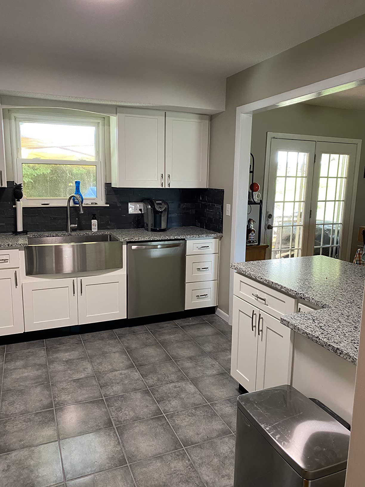 Mocoloo 33 Farmhouse Sink - 33 x 22 Inch Stainless Steel Undermount Kitchen Sink Workstation Ledge 16 Gauge Single Bowl Deep Basin Handmade Apron Front Farm Style Sinks customer photo 2