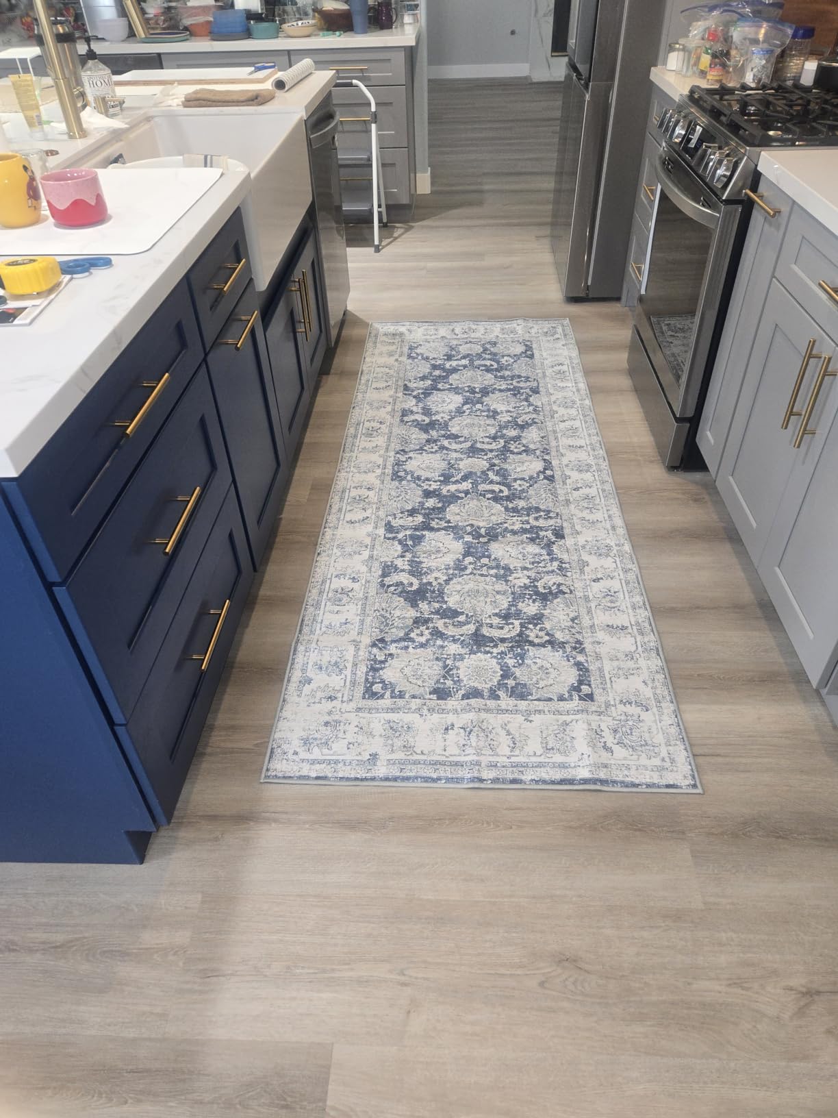 DeerValley White Farmhouse Sink Workstation 33 Inch Fireclay Apron Front Farm Sinks Single Bowl Heavy Duty Deep Drop-in Undermount Sink with Workstation Accessories | Apron Front, Single Bowl, Heavy Duty Deep Drop-in Undermount, Includes Workstation Accessories customer photo 2
