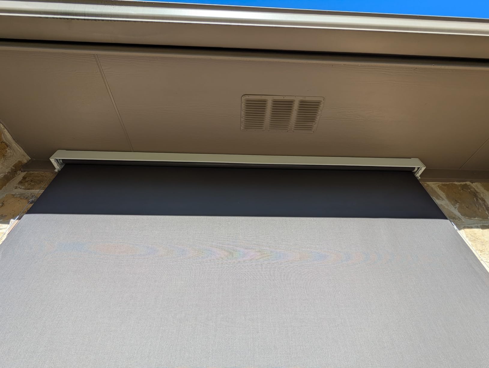 Yoolax Motorized Outdoor Shades, Electric Retractable Patio Screens 7x8 FT, Smart Outside Window Shade with Remote & App Control, Waterproof, 3% Openness customer photo 2