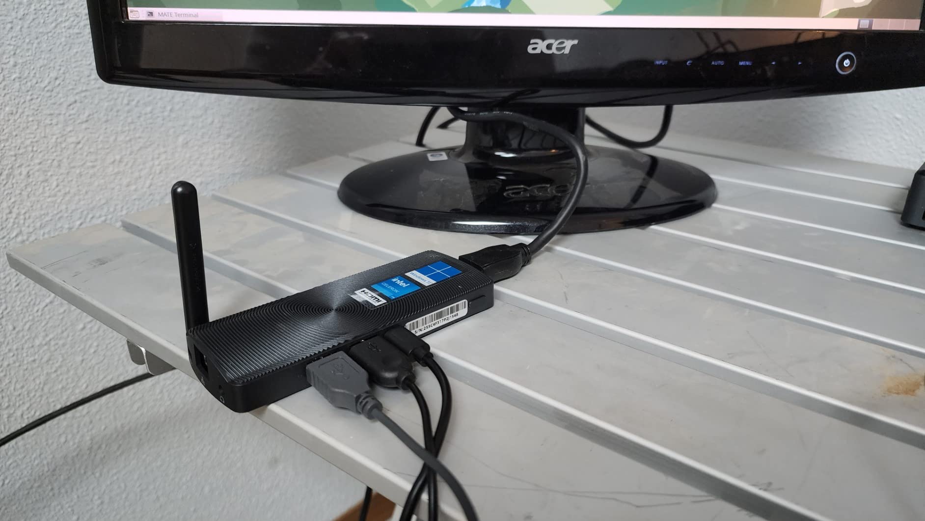 MeLE PCG02 Mini PC Stick, N100 8GB LPDDR5 256GB eMMC Fanless PC Win 11 Pro | Fanless Stick Computer with Full Functional USB-C, Dual-band Wi-Fi, 4K Display Support on Business, Office, IOT, Industrial customer photo 2