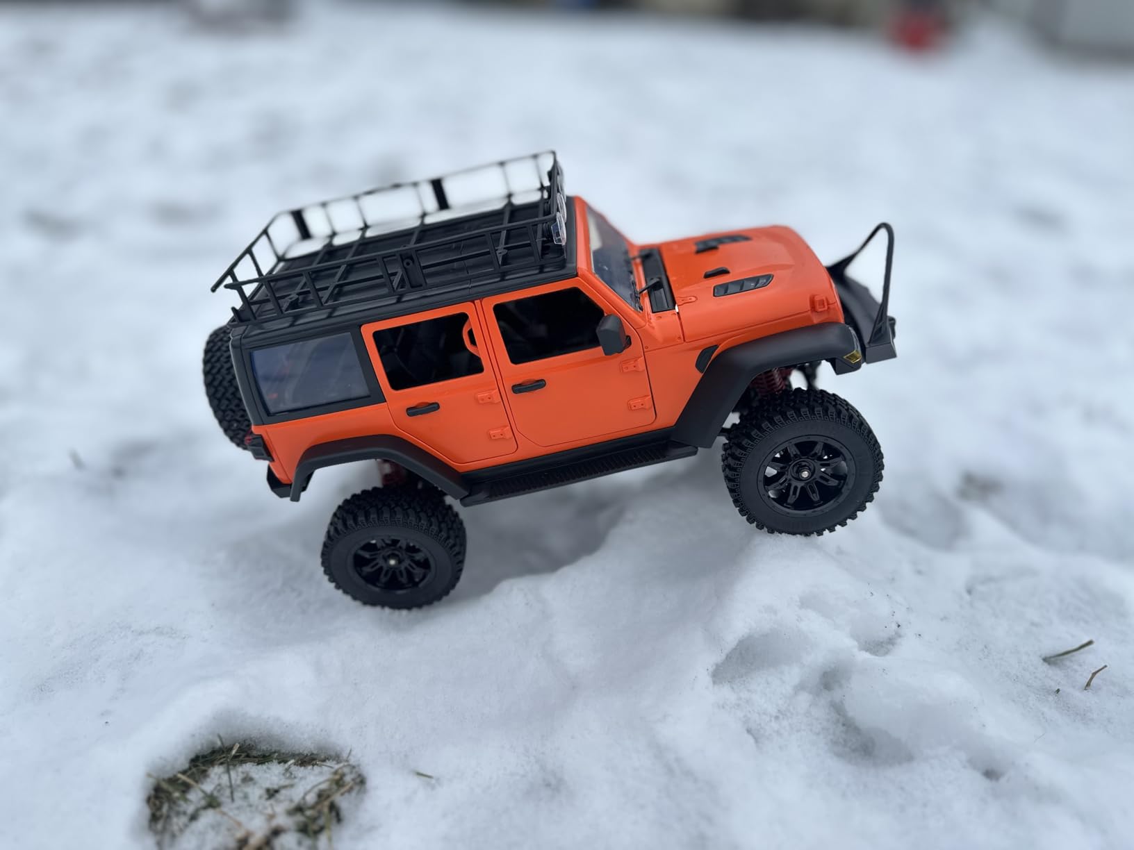 ARRIS 1/12 RC Crawler, MN-128 RC Rock Crawler 4x4 4WD RC Jeep Truck, 2.4GHz Remote Control Off Road Car with LED Lights for Adults customer photo 2