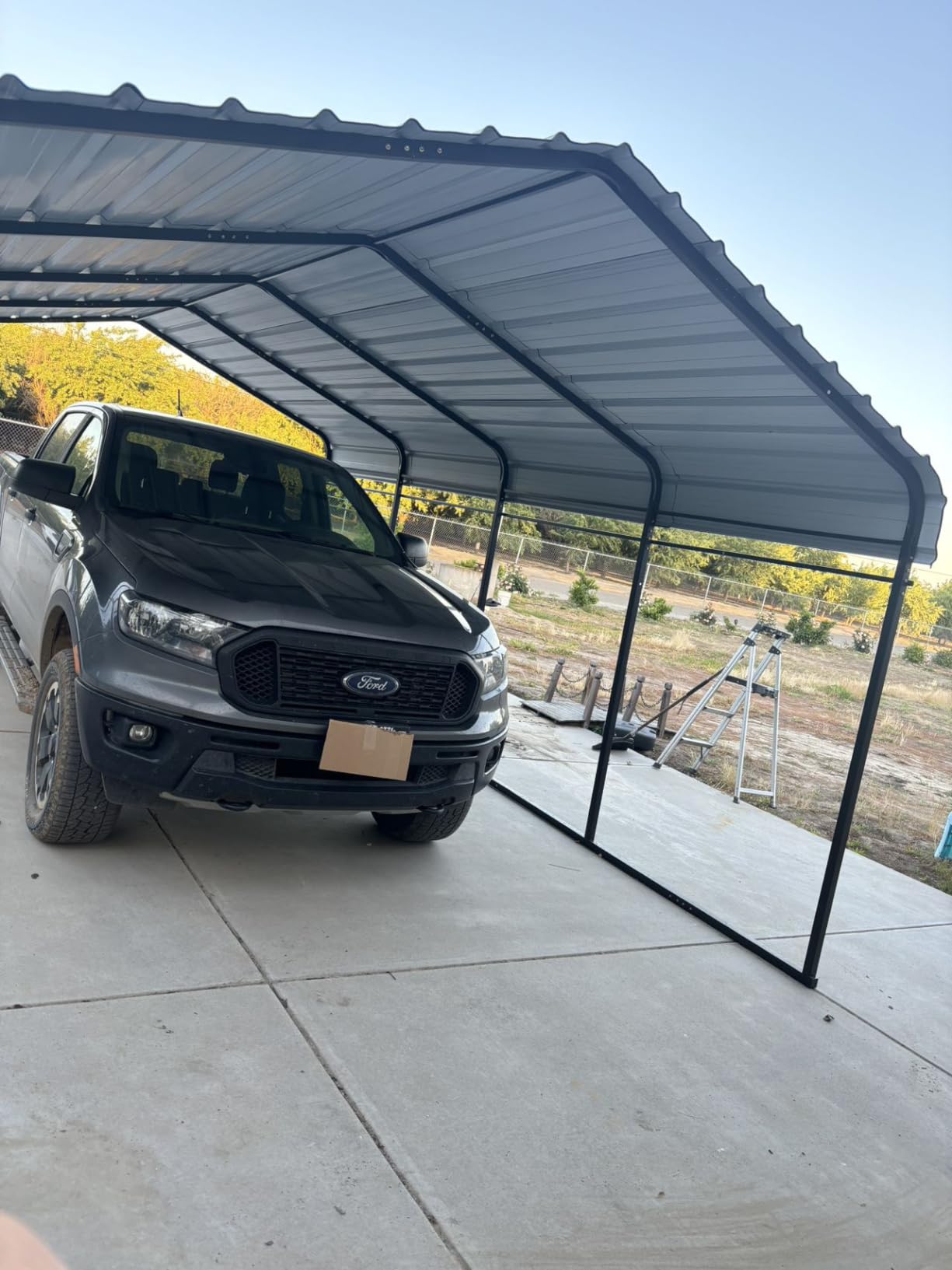 Sophia & William RV Carport14x25ft, Car Canopy Metal Heavy Duty Shelter | Portable Garages Kit RVs Cars Canopies Sheds Tent Galvanized Steel Frame All Weather Outdoor 13ft Height for Boat,Trailer customer photo 1
