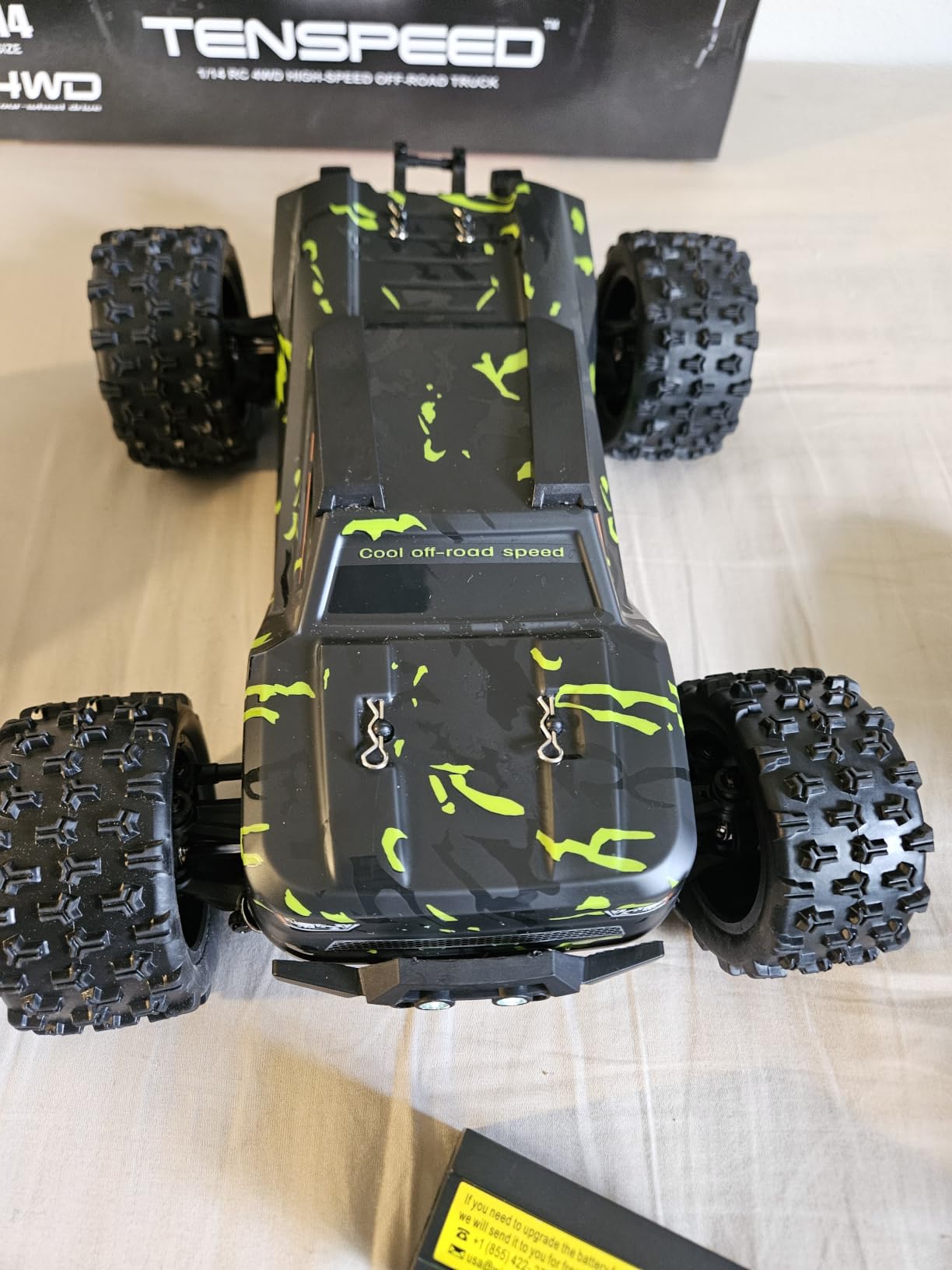 1/14 Brushless RC Cars for Adults Fast 50+ mph, RC Trucks 4x4 Offroad Waterproof, Electric Powered High Speed Remote Control Car, Fast Extreme All Terrain RC Truggy with 3S Battery customer photo 1
