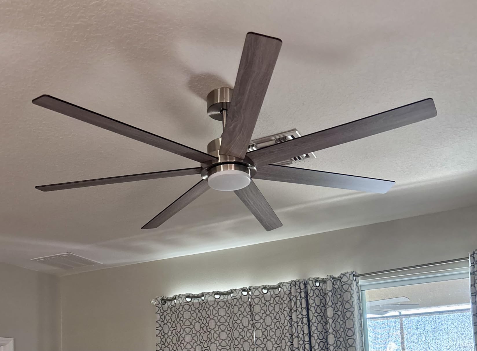Minislak 65 Inch Black Smart Ceiling Fan with Light and Remote via WIFI Alexa APP Control, Dimmable, Quiet DC Motor Indoor Outdoor Ceiling Fans for Patios or Bedroom customer photo 1