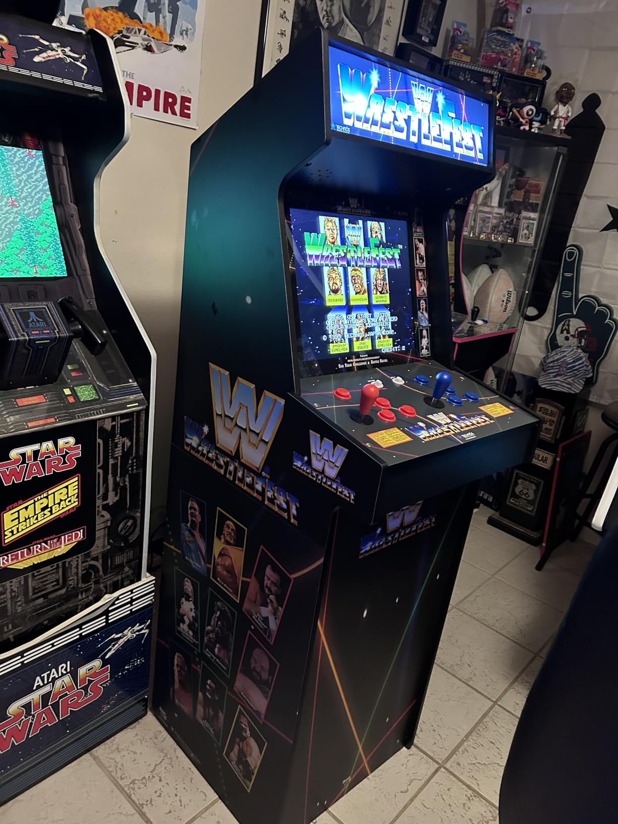 Arcade Classics WWE Ultra Series Game Machine with 5 Games | Classic Indoor Cabinet Retro Gaming Console with 17 Inch Liquid Crystal Screen for Basement or Man Cave Decoration customer photo 2