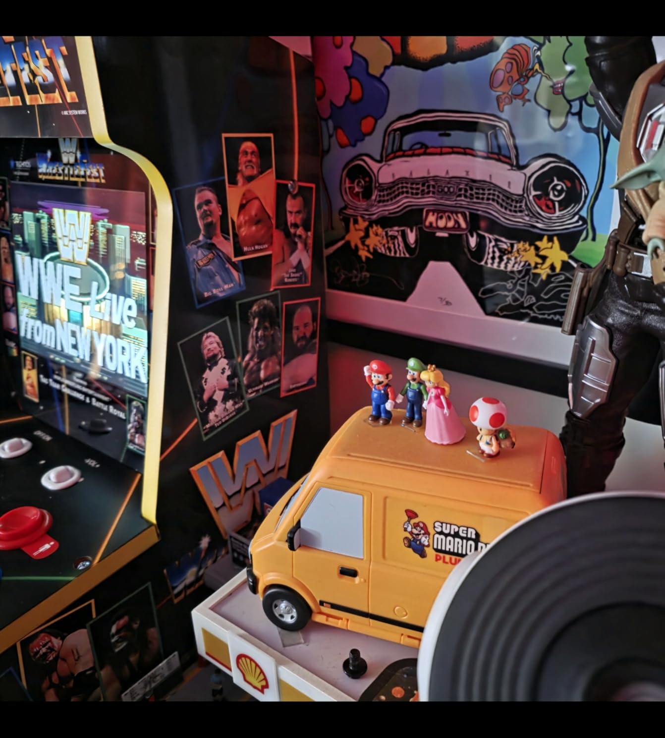 Arcade Classics - WWE Counter Series Game Machine, 4 Games, 8