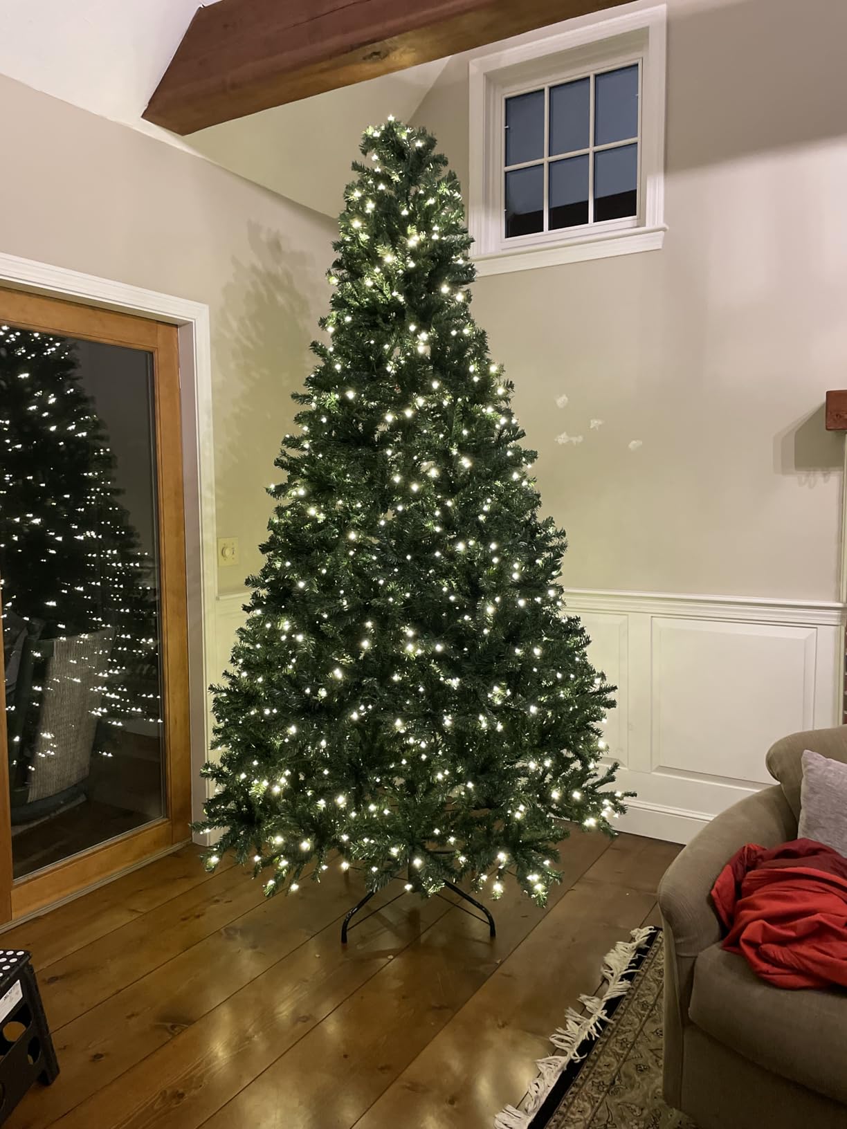 Best Choice Products Artificial Christmas Tree, 15ft Premium Pre-Lit Realistic Spruce Holiday Decor w/Dense Branches, Metal Base - Green Spruce customer photo 2