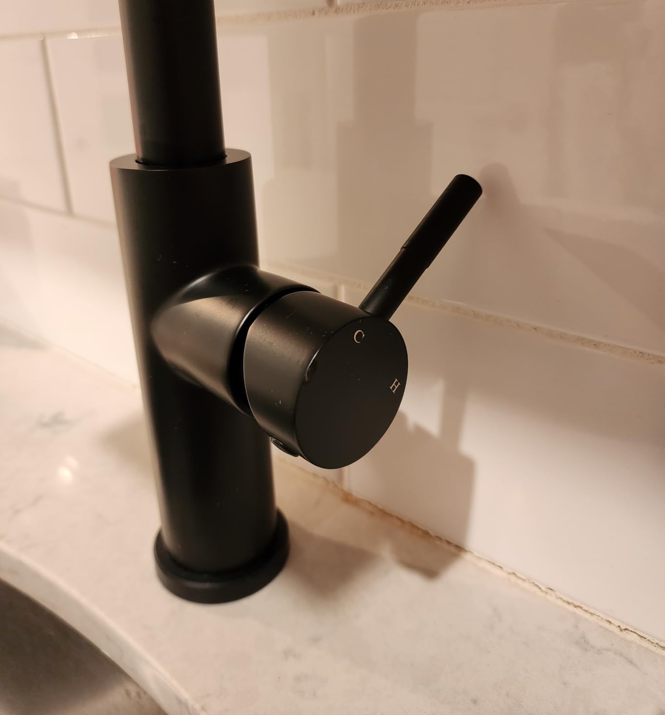 LUFEIDRA Pull-Down Kitchen Faucet with Soap Dispenser, Brushed Nickel | High-Arc Spring Design, 2 Spray Modes, SUS304 Body, Single-Handle Control, and Deck Plate for 1- or 3-Hole Sinks customer photo 1