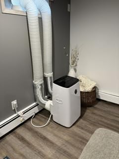 14000BTU Portable Air Conditioners Inverter Technology, Dual Hose Fast Cooling Portable AC Unit for Large Room up to 700 sq.ft, w/t Dehumidifier & Fan, (42dB) Quiet Sleep Mode, Remote Control customer photo 2