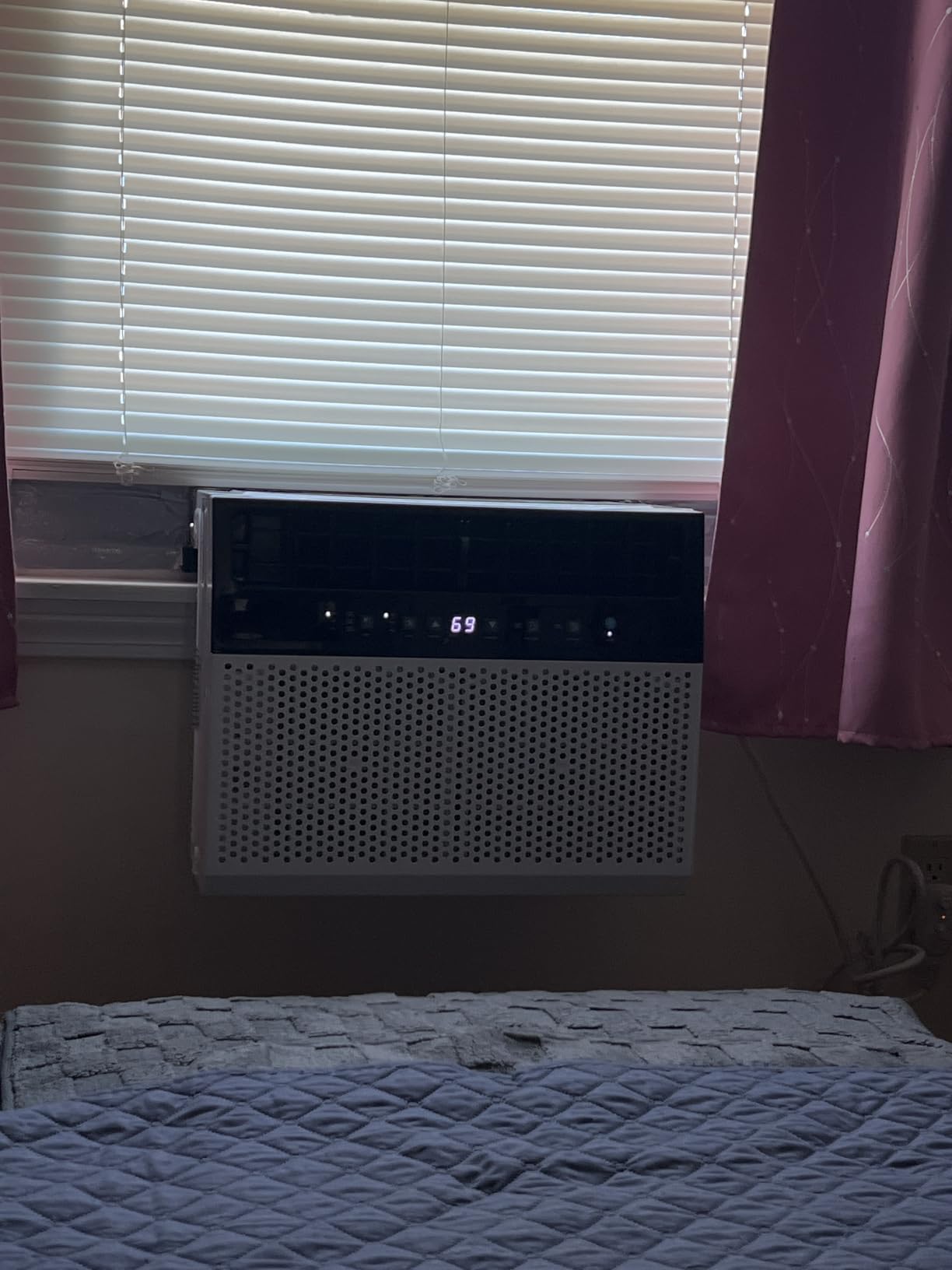 Electactic U-Shaped Window Air Conditioner, Window AC Unit Cools up to 450 Sq.Ft, Saddle Air Conditioner Window with Full Window View, Low Noise, Cool/Dry/Fan Modes, 24H Timer, Ivory White, 10,000BTU customer photo 1
