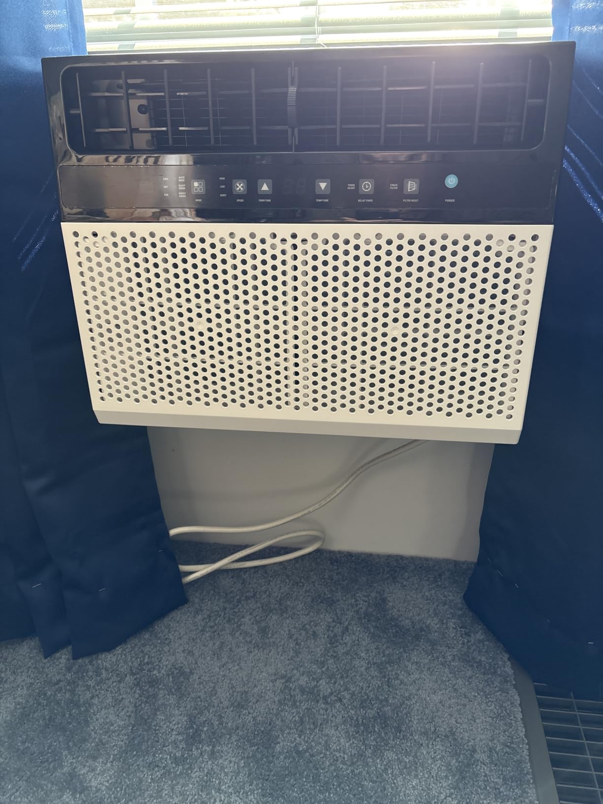 COWSAR U-Shaped 12000 BTU Window Air Conditioner, Window AC Unit Cools Up to 550 Sq.Ft, Quiet Operation for Large Bedroom, Smart Remote & 24H Timer, 6-Mode Energy Saving, Easy Install customer photo 1