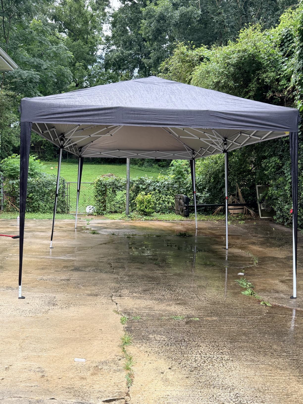 Aoxun 10x20 Pop up Canopy with Sidewalls, Heavy Duty Commercial Instant Shelter with Roller Bag & Sandbags, Easy Setup Outdoor Canopy Tent for Parties, Weddings, Events, Camping customer photo 2
