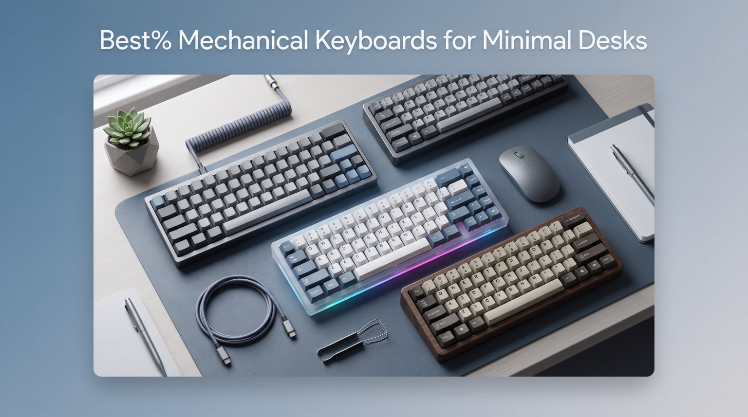 Best 60% Mechanical Keyboards for Minimal Desks