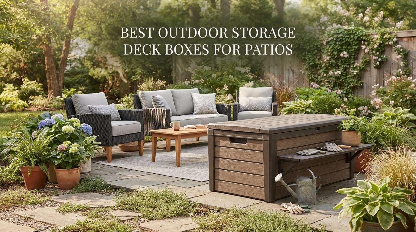 Best Outdoor Storage Deck Boxes for Patios