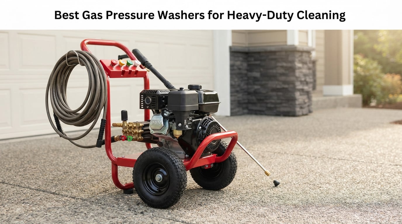 Best Gas Pressure Washers for Heavy-Duty Cleaning