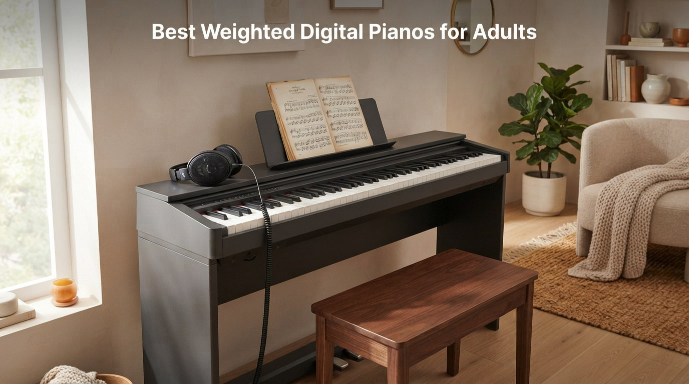 Best Weighted Digital Pianos for Adults