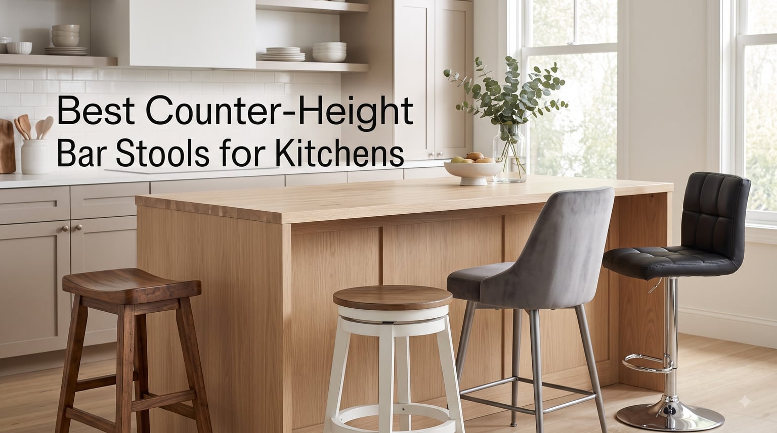 Best Counter-Height Bar Stools for Kitchens