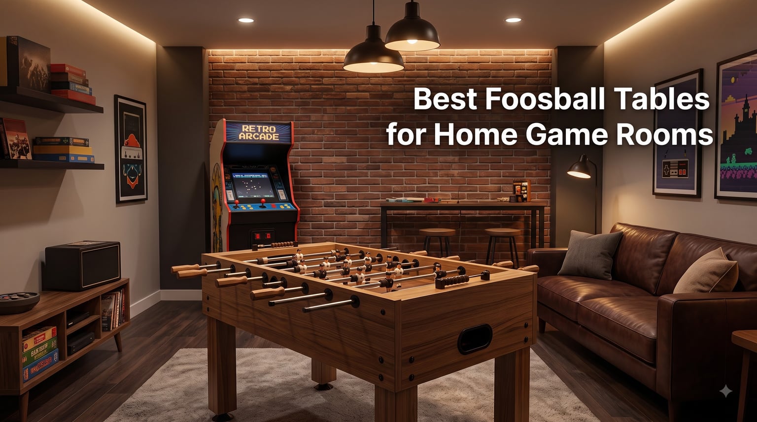 Best Foosball Tables for Home Game Rooms