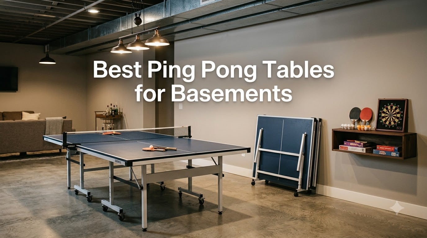 Best Ping Pong Tables for Basements
