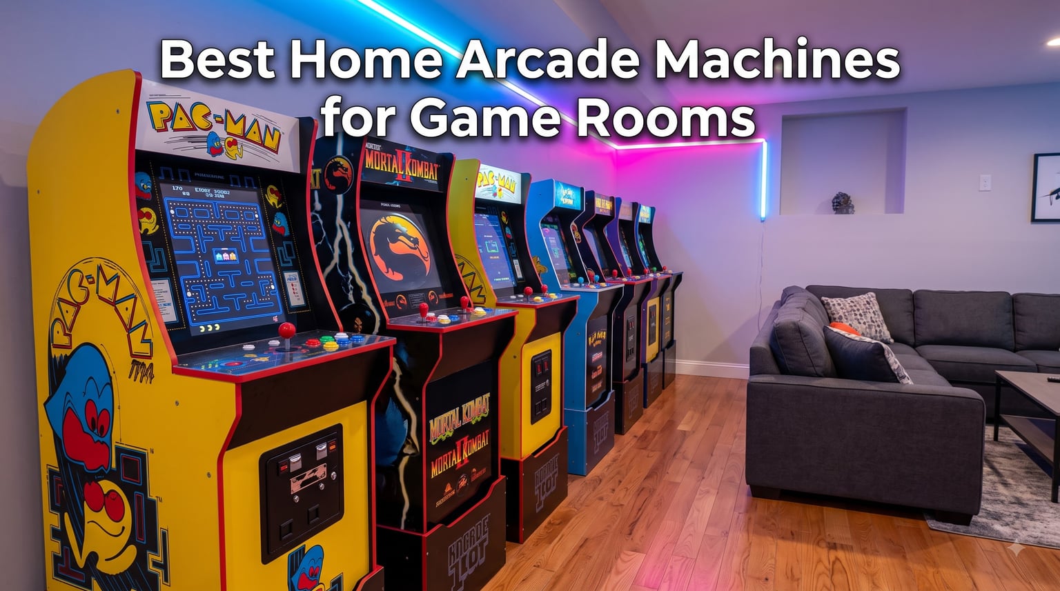 Best Home Arcade Machines for Game Rooms
