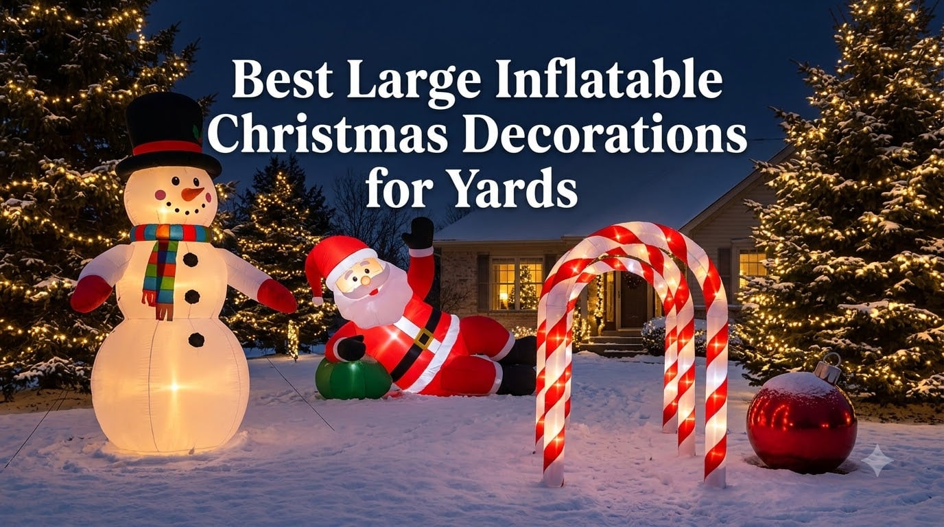 Best Large Inflatable Christmas Decorations for Yards