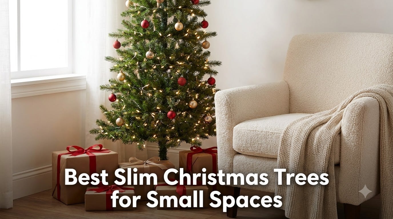 Best Slim Christmas Trees for Small Spaces