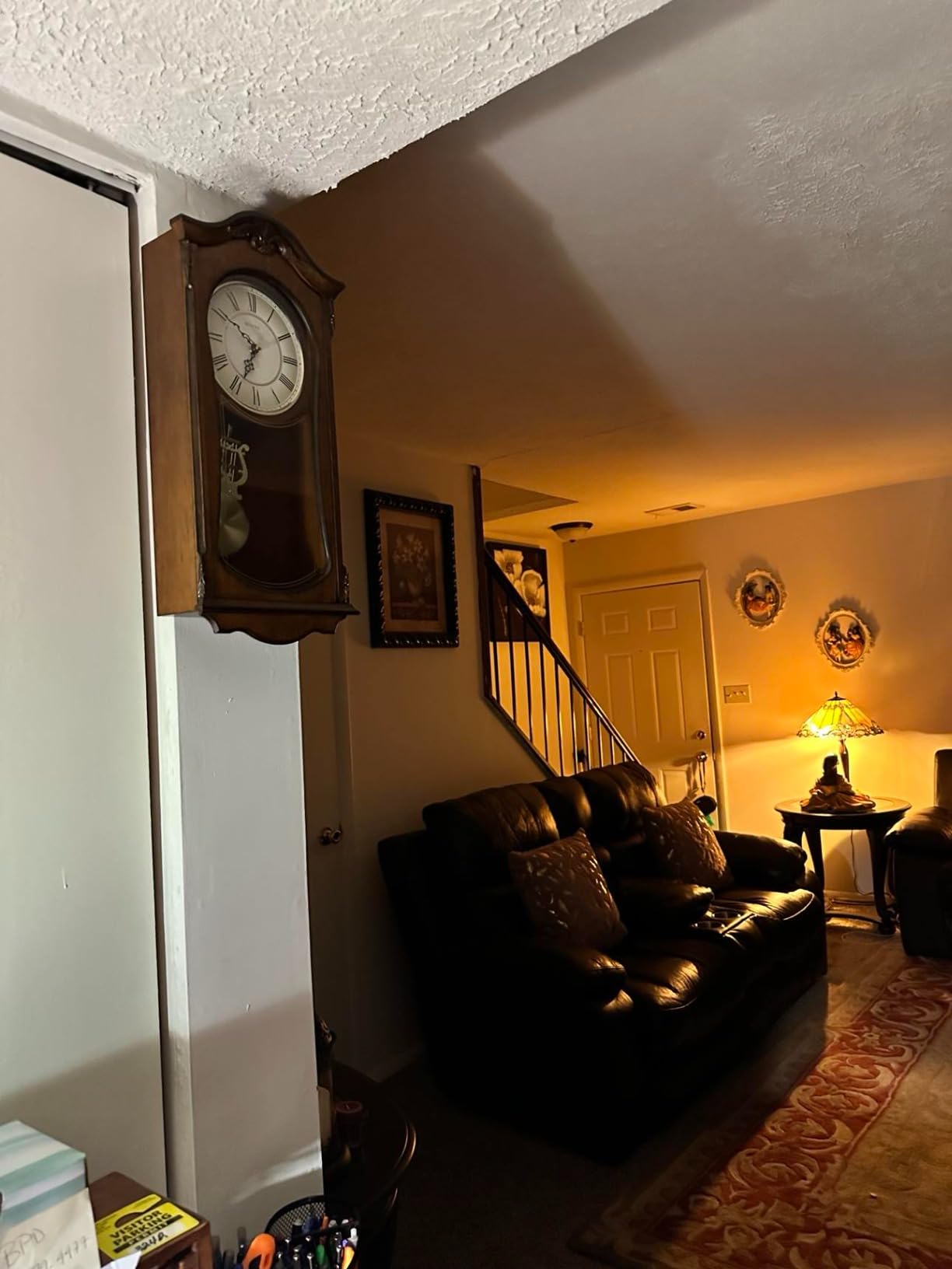 Bulova Clocks C3542 Cranbrook Wall Mount Analog Wooden Chiming Clock, Brown customer photo 1