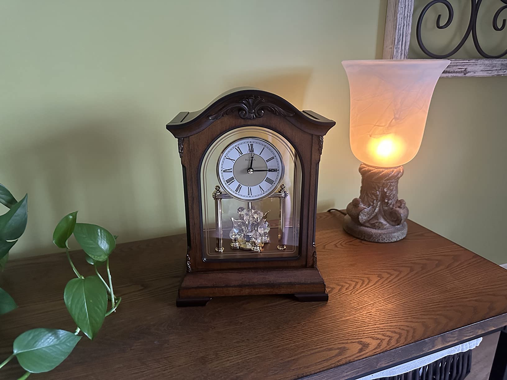 Bulova B1845 Durant Chiming Clock, Walnut customer photo 2