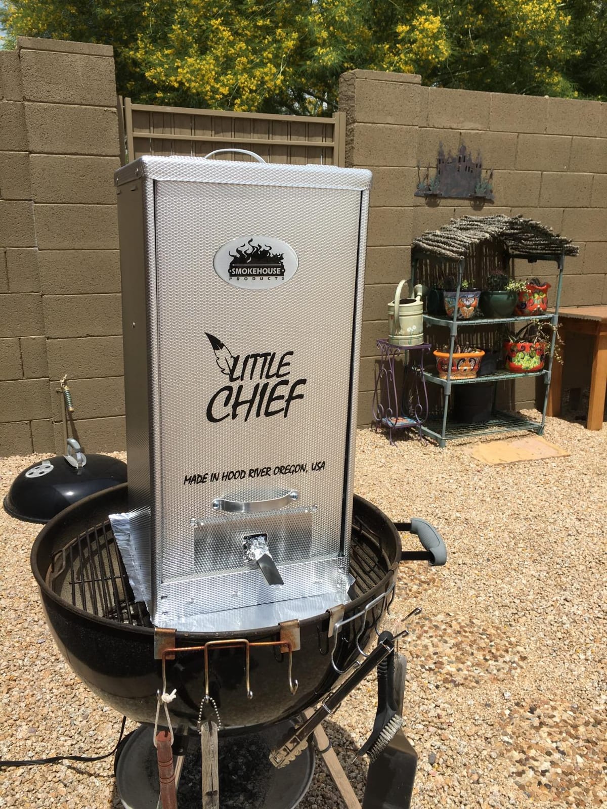 Smokehouse Little Chief Front Load Smoker, Low to Mid Temperature Smoker for Fish, Jerky, Cheese, Sausage & Other meats, Smoke Up to 25 Pounds of Meat & Fish customer photo 2