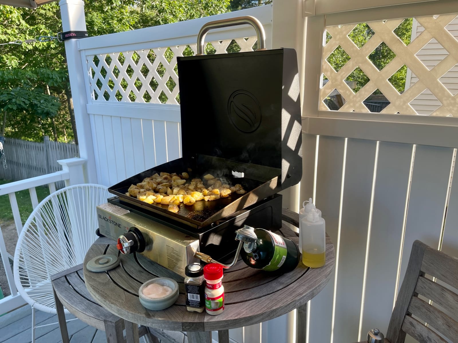 Blackstone 1814 Propane Gas Griddle, 17 Inch, Black | Stainless Steel, Portable Flat Top, Heavy Duty, For Kitchen, Camping, Outdoor, Tailgating customer photo 1