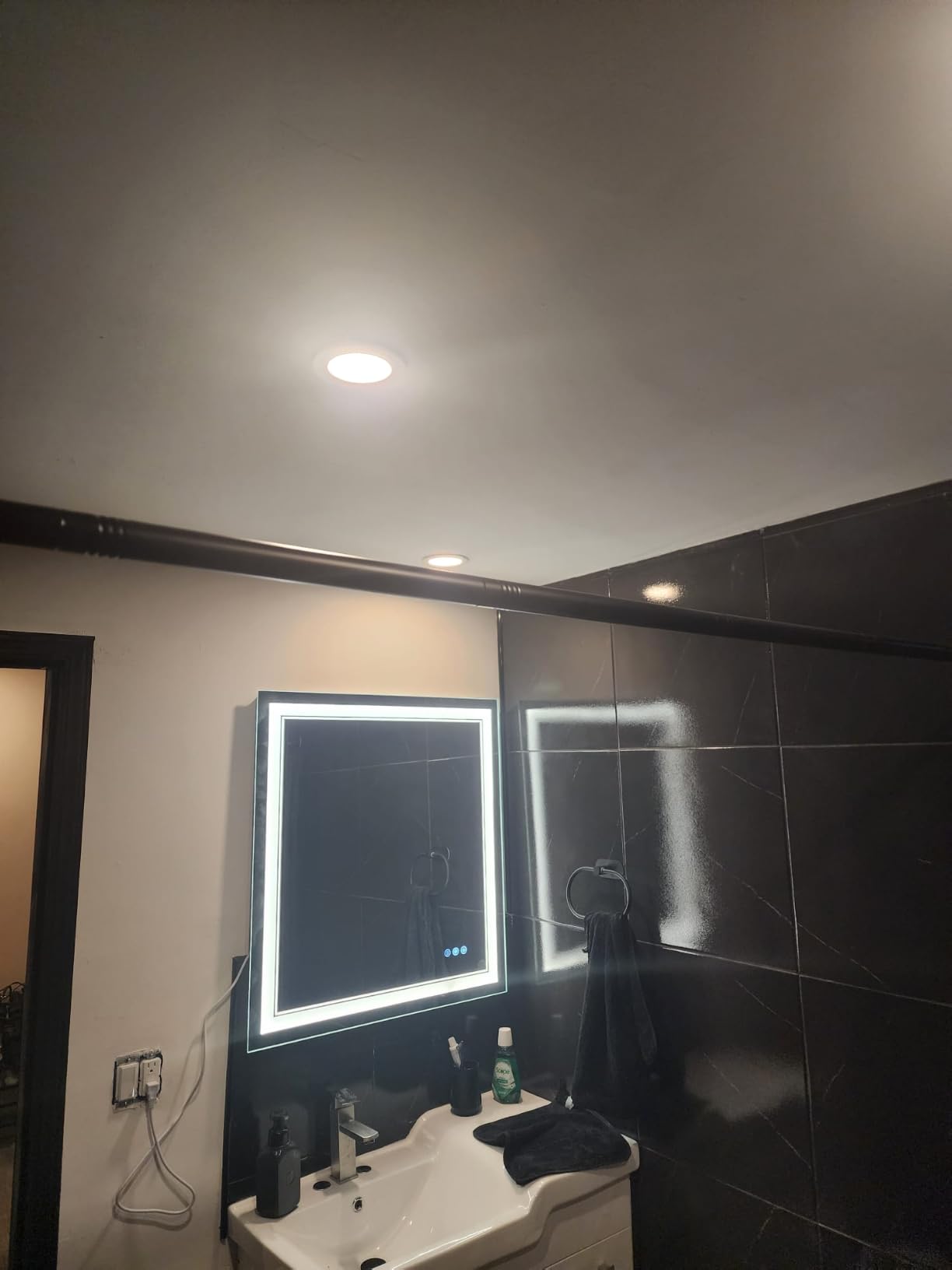 LED Bathroom Mirror with Lights, 30
